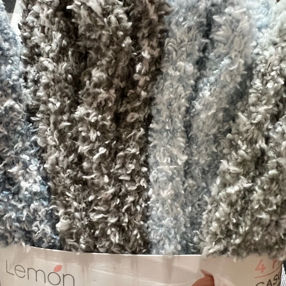Lemon Causal Crew Socks